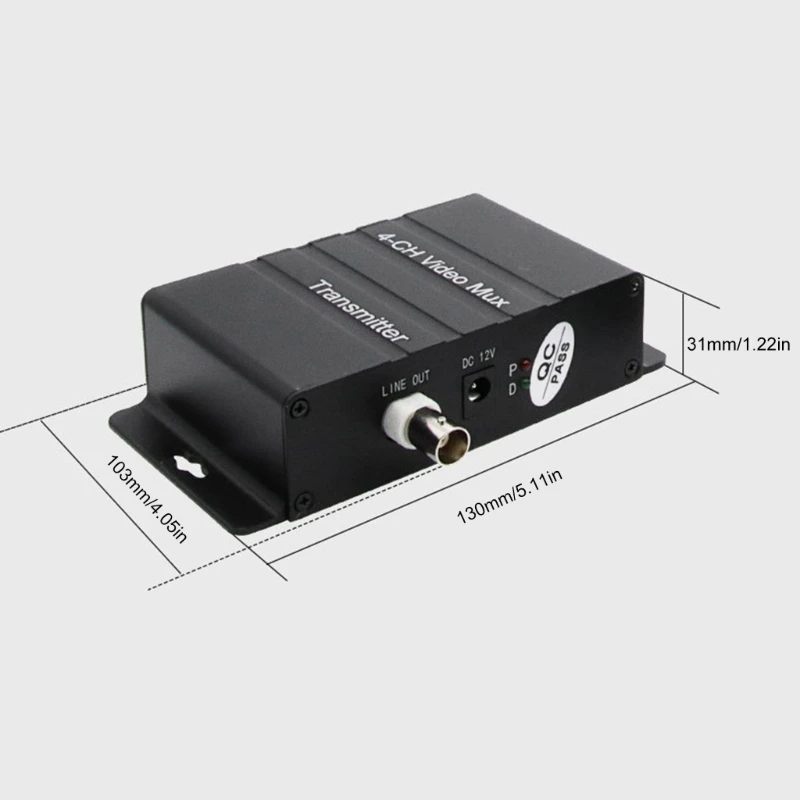 multiplexer video a 4 supporta trasmissione stabile per più display