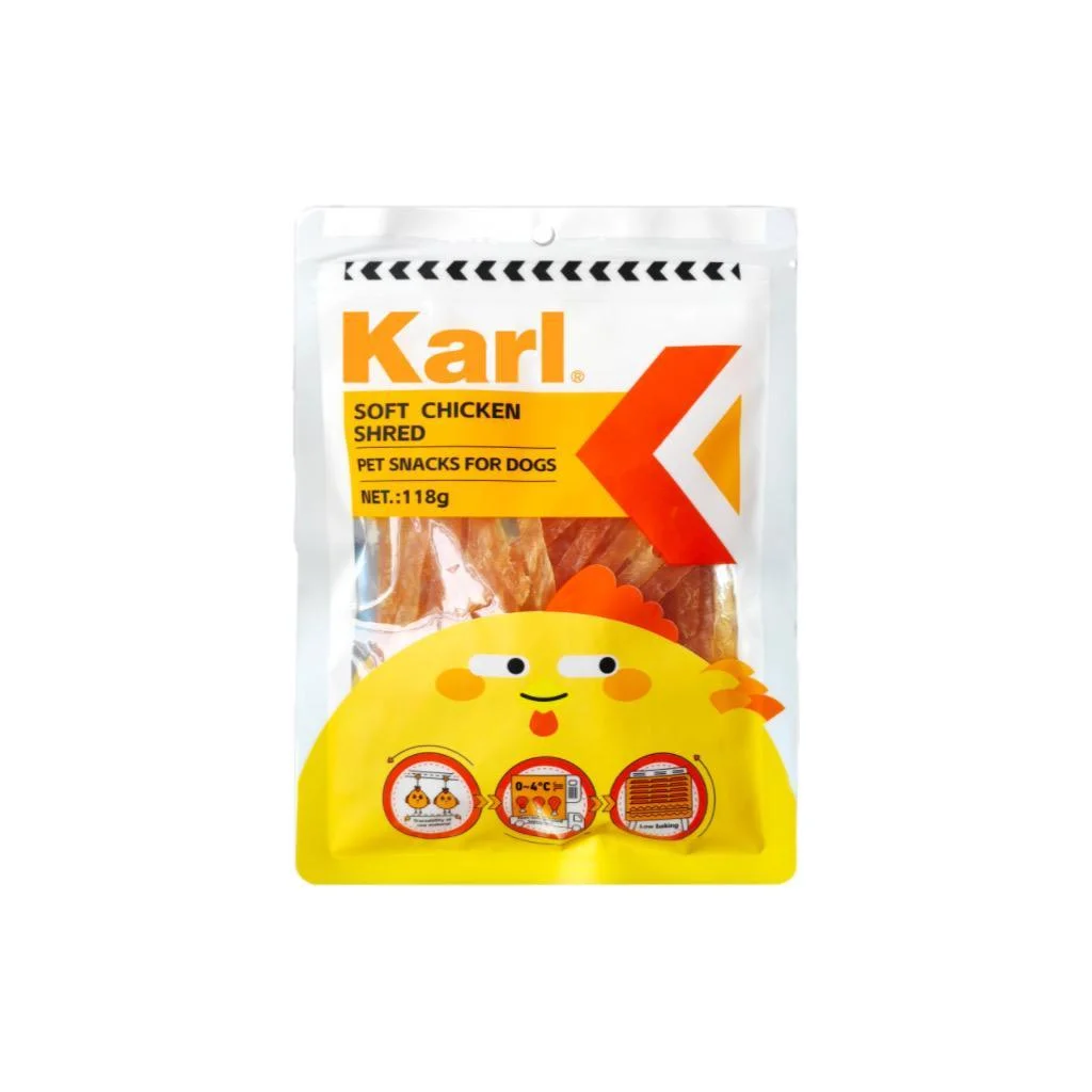 Karl Jerky Dog snack Karl Chicken Breast Strips Chicken Fillet Roast Duck Chicken Shredded Spit Duck Chicken Rice Krispies 118g