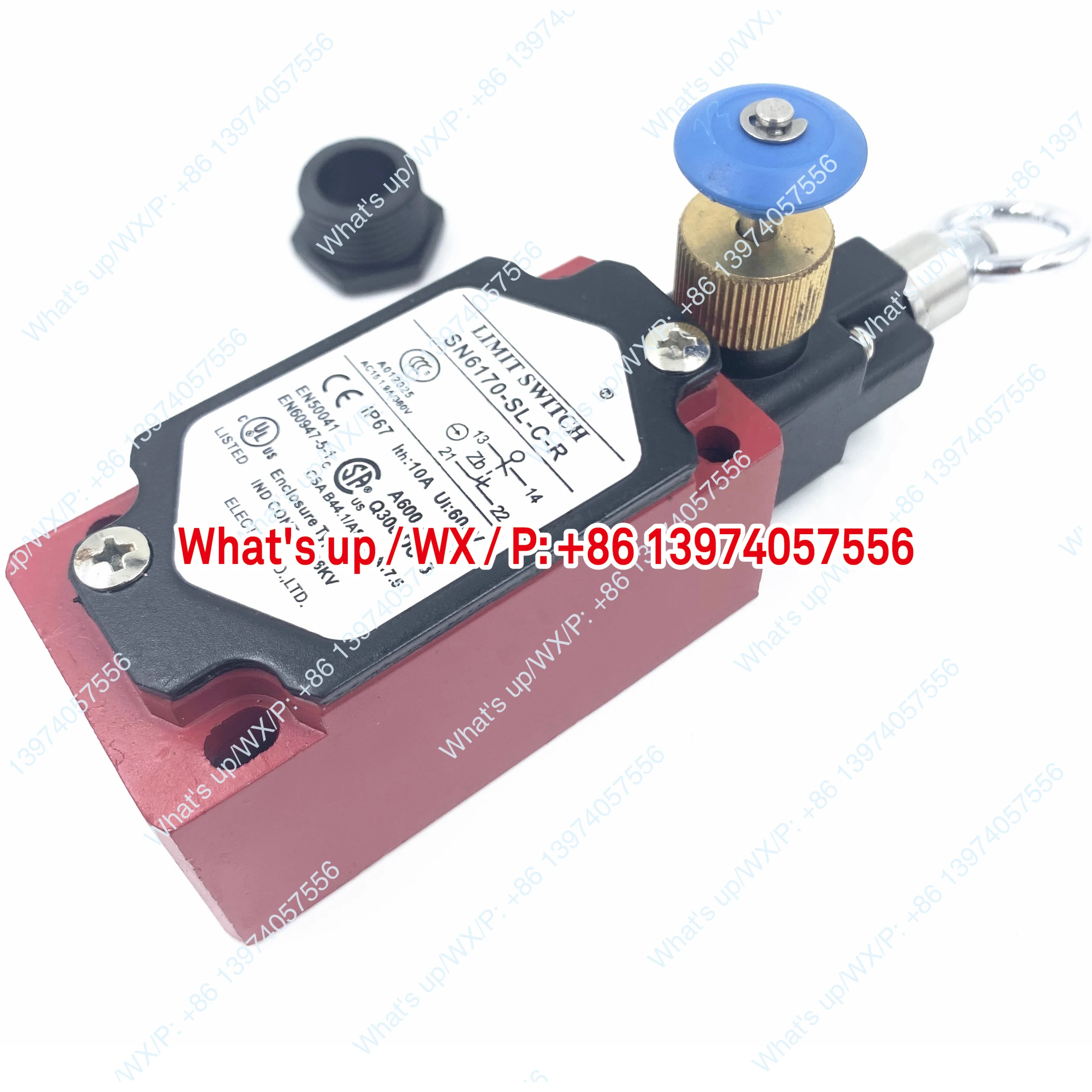 Pull rope emergency stop safety emergency stop pull wire switch SN4170 SN2170 SN6170-SL-C-R manual automatic