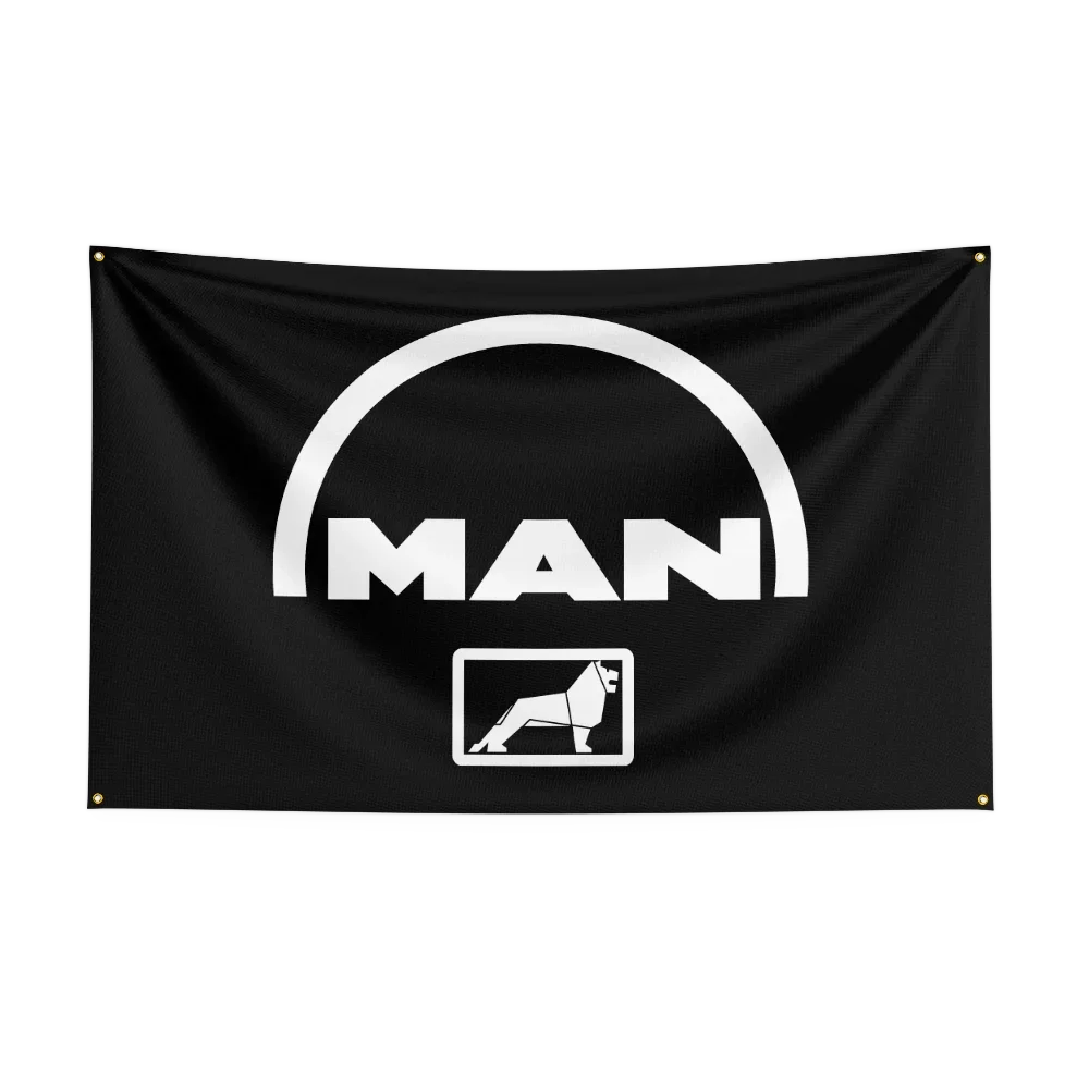 M-M-a-n car Flag For Auto Shop Garage Oil Station campaign Club background decoration Car Lovers pennant