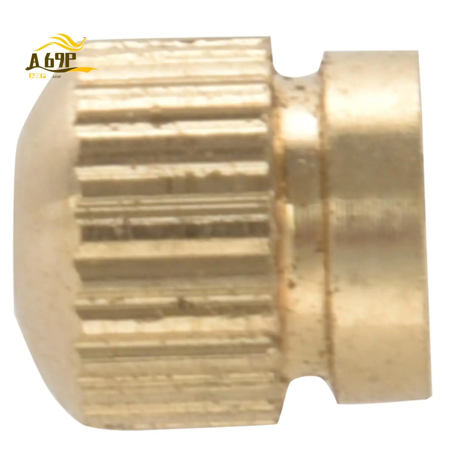 A69P-10Pcs Tornillos de tapa de válvula de pistón con botón para trompeta, trompa tenor, corneta y tuba, accesorios
