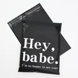 Courier Clothing Packaging, Compostable, Biodegradable, Poly Mailer Logo, Custom Mailing Print logo Bag 100pcs