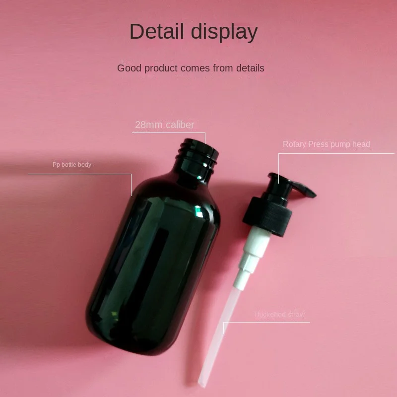 150ML 300ML 500ML Empty Bath Pump Bottle Bathroom Portable Soap Dispensers Refillable Lotion Shampoo Shower Gel Soap Container