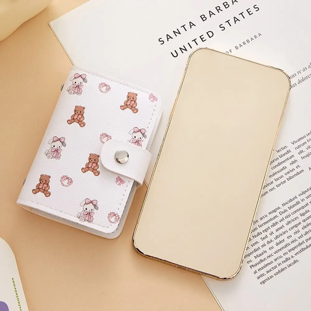 새로운 20 카드 포켓 여성 지갑 대용량 PU 가죽 명함 케이스 방수 경량 신용 카드 홀더 여성