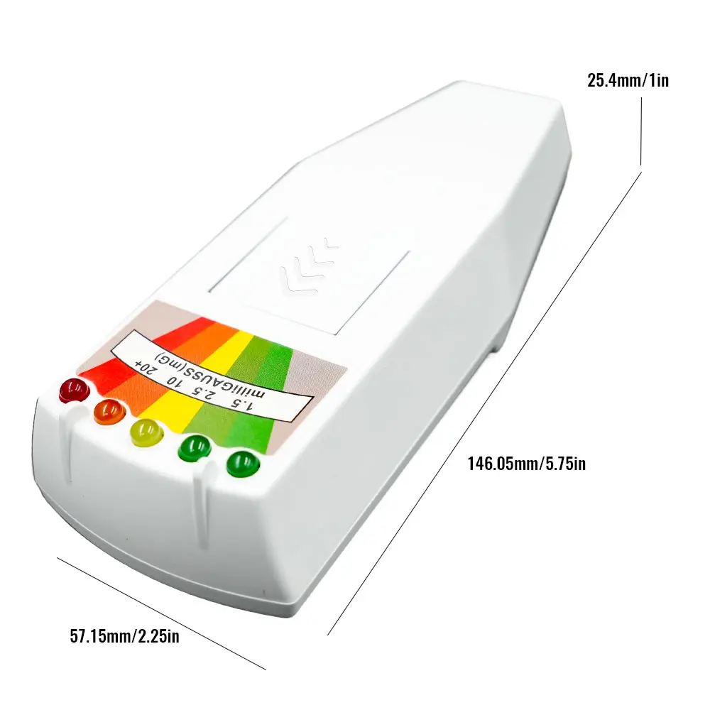 K2 EMF Meter 5-LED Indicator Gauss Meter LCD Digital Electromagnetic Field Radiation Tester Portable Ghost Hunting Detector view 6