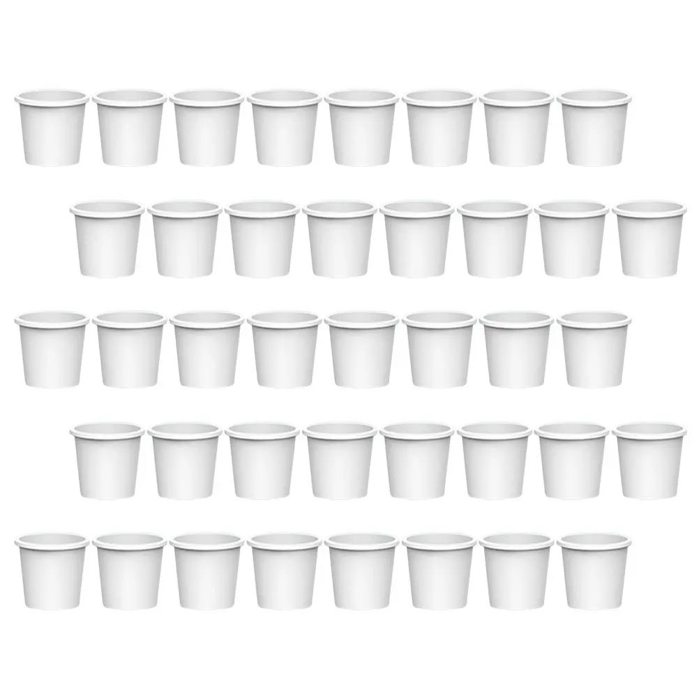 200 قطعة كوب موزع مياه صغير للأطفال أكواب ورقية صغيرة للعب التظاهري ملحقات المطبخ لبيت الدمى، مصغرة