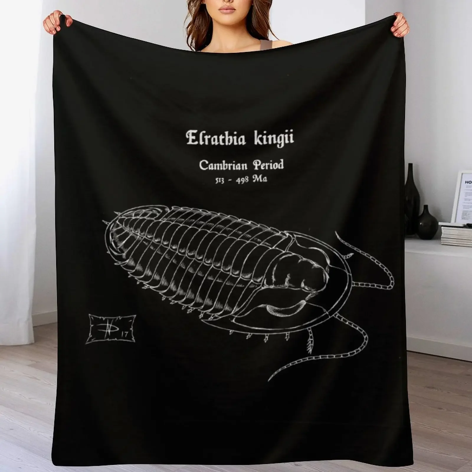 

Elrathia kingii Throw Blanket Reusable Durable Soft Blanket for All Seasons