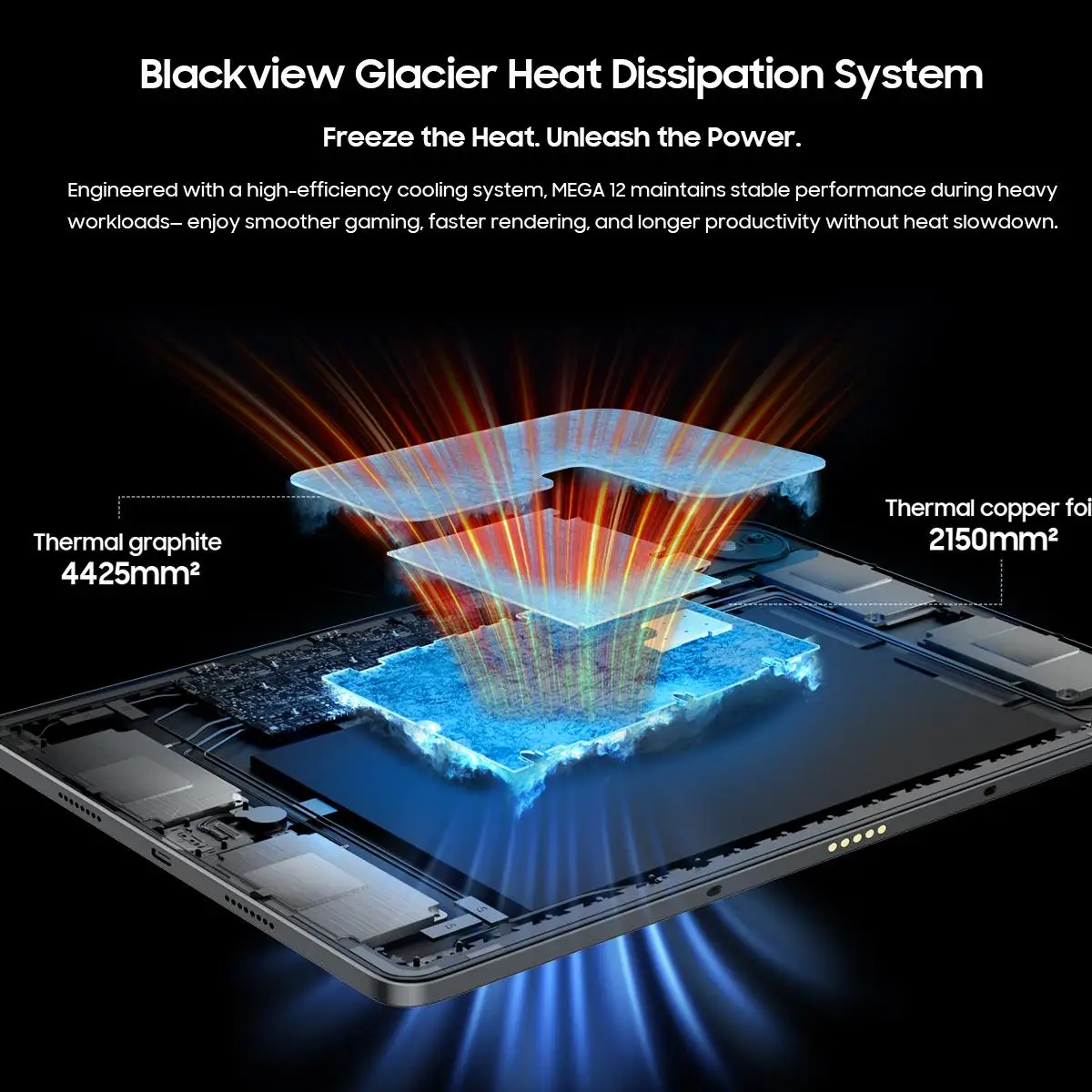 Blackview MEGA 12 Tablet PC 12GB+256GB 12.2'' Android 16 MTk Dimensity 7200 10000mAh 5G Global Version with Google Play Tablet