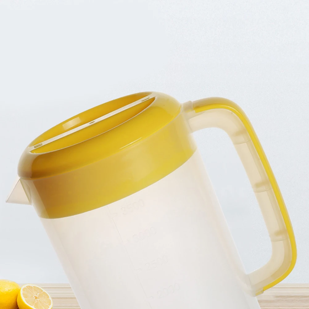 

Plastic Cold Water Pitcher With Lid Safe Pitcher Material Juice Water Pot Juice Pot Beverage Kettle Beverage Kettle Cold Bottle