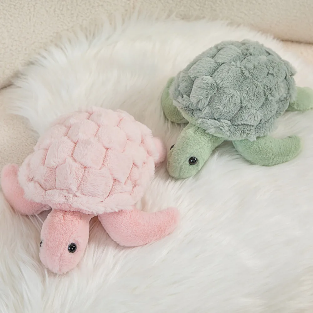 Lindos Peluches de Tortuga Verde, Peluche de Tortuga Marina Rosa, Juguete de Peluche Suave de 28/38 cm, Almohada de Tortuga, Muñeca de Peluche, Juguetes para Niños