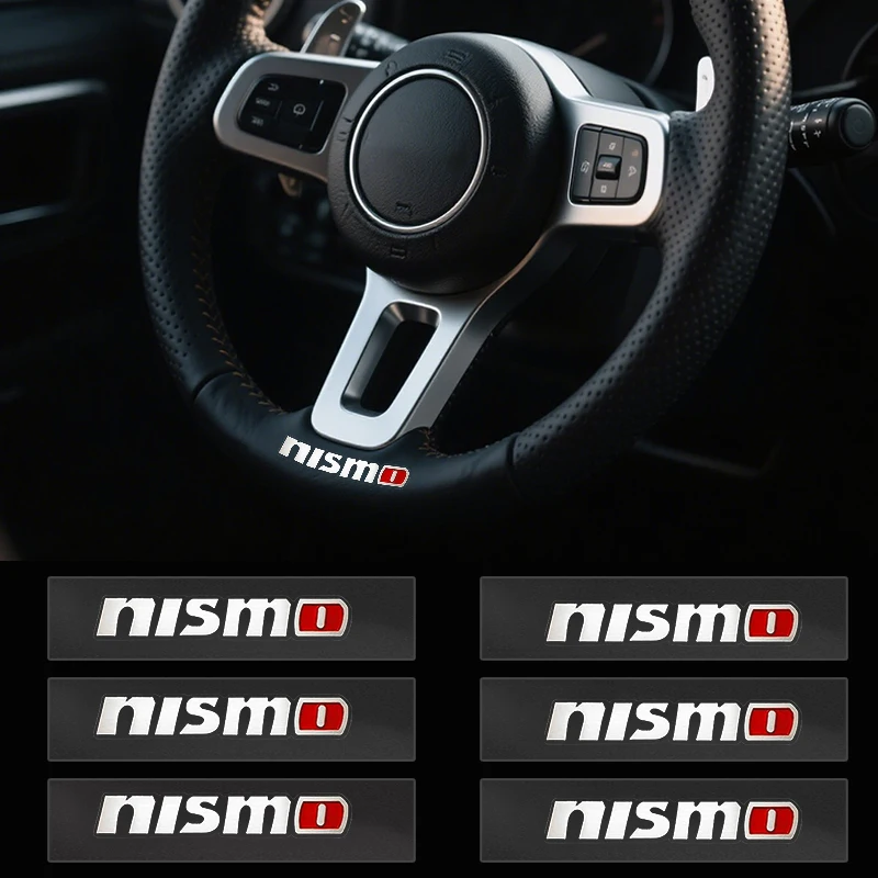 Nuevas pegatinas de cristal para el interior del coche, pegatinas decorativas para Nismo Nissan Juke Tiida Teana GTR 350Z 370Z 240SX Fairlady