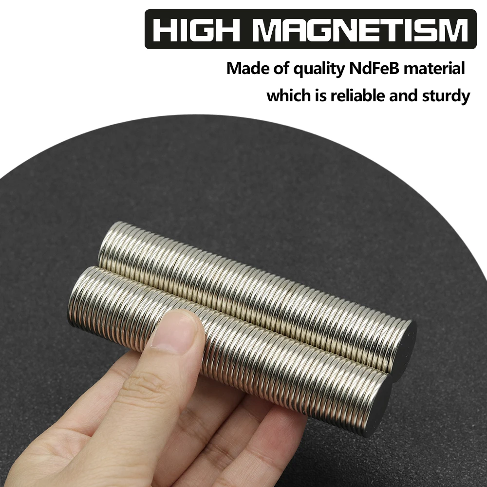 20x2mm N35 NdFeB Round Neodymium Magnet Super Strong Permanent Powerful Magnets Refrigerator DIY Craft Multi‑Purpose Magnetic