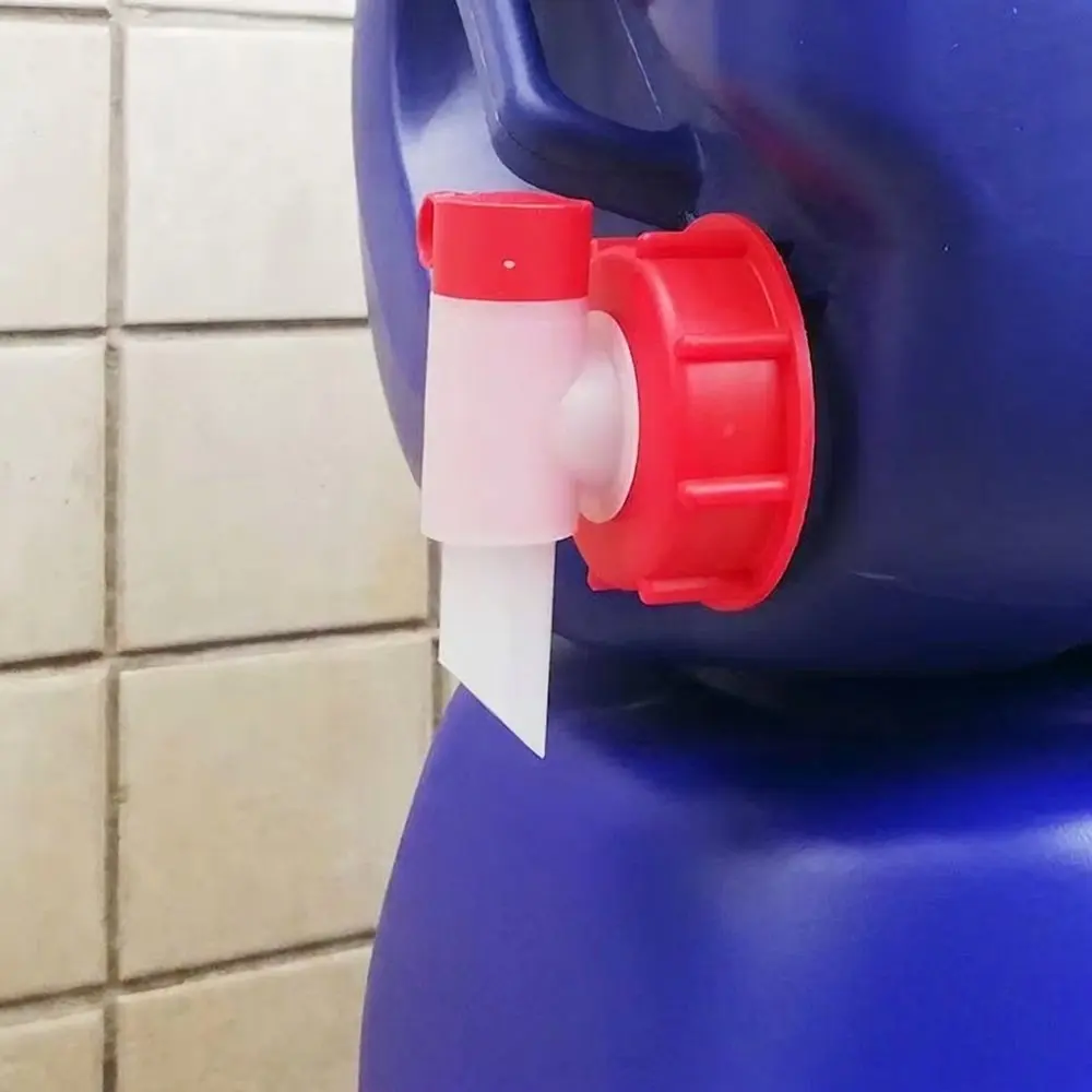 Industrial Plastic Valve For Chemical Bucket Dispensing 55mm Outlet Acid Resistant Tap Liquid Handling Faucet Tool