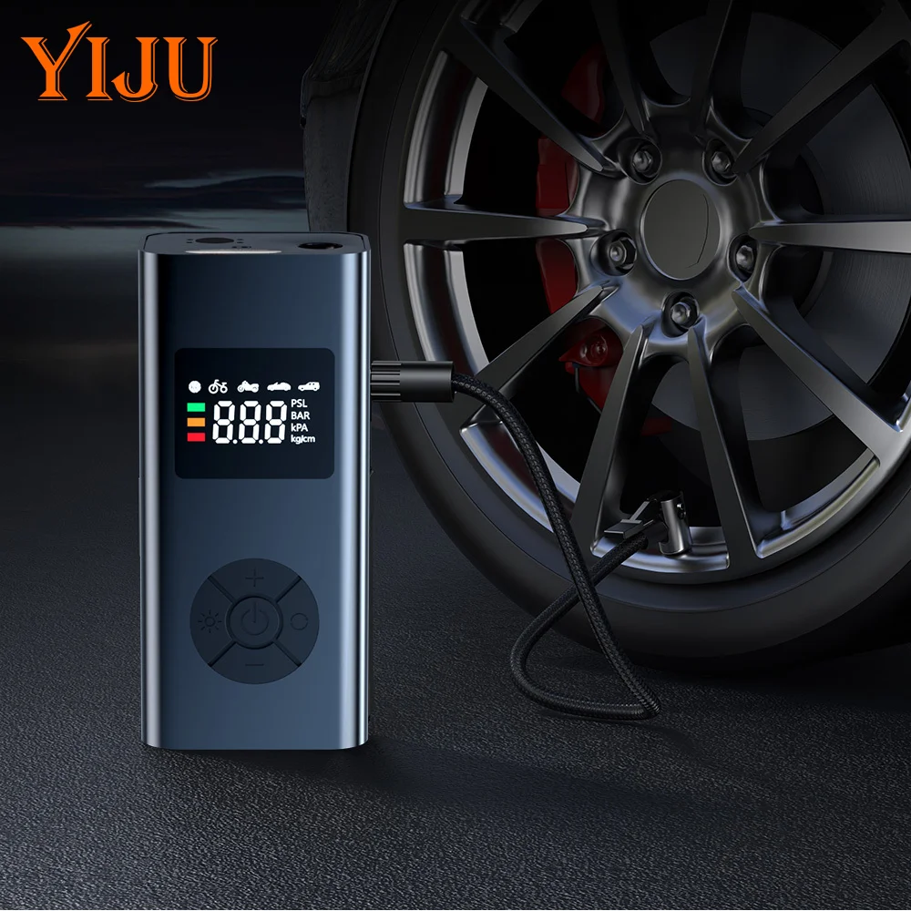 

Автомобильный насос для накачивания, небольшой автомобильный насос для накачивания, портативный цифровой насос для накачивания шин, электрический насос для накачивания шин