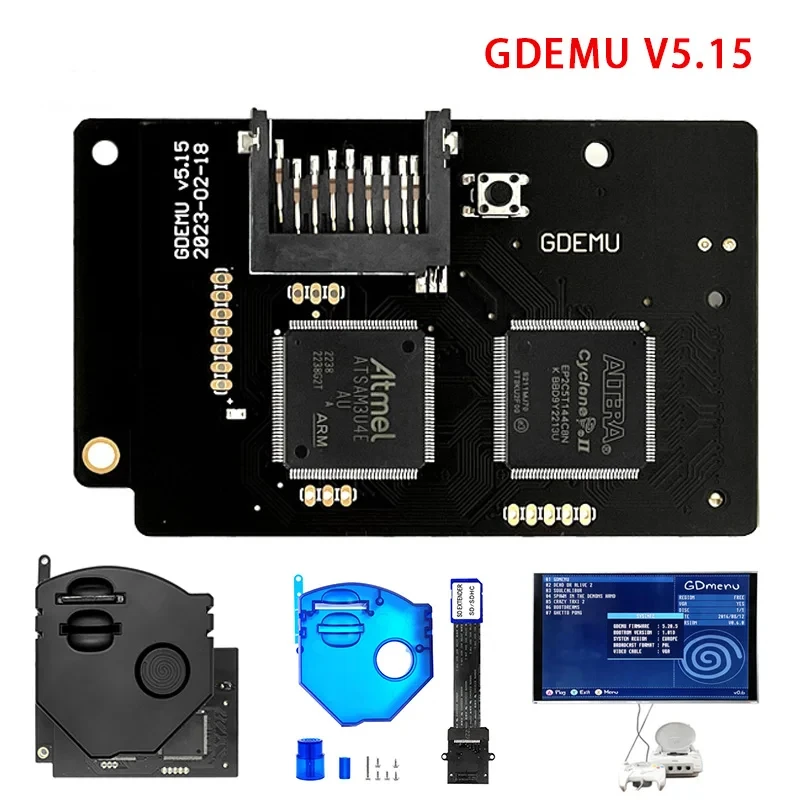 

DC GDEMU V5.15 For Sega DreamCast VA1 Black Gold Board SD Card Installation Kit Expansion Adapter DC Console