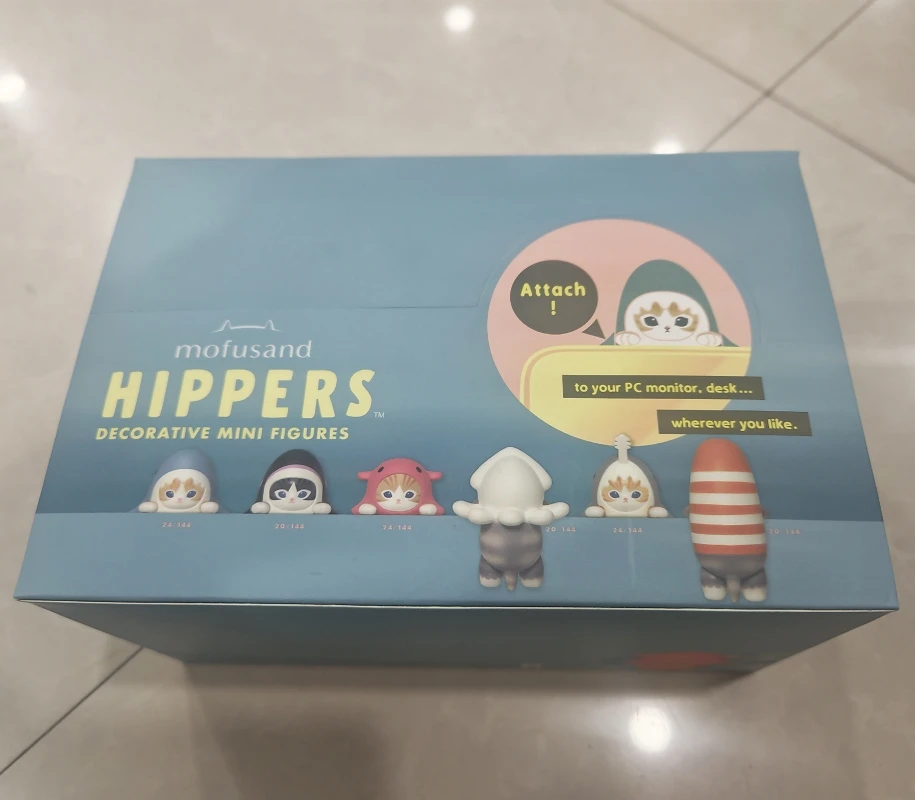Originele Sonny Angel Hippers Mofusand Cats Series Mystery Blind Box Action Decoratieve Mini Figuren Speelgoed Verjaardag Kerstcadeaus