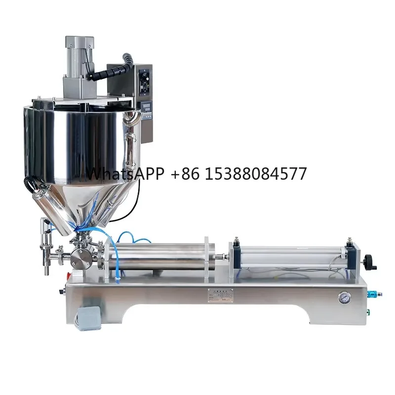 

YK 10-100ML Paste Filling Machine with Mixing and Heating,wax Melting Mixing and Filling Machine for Candle