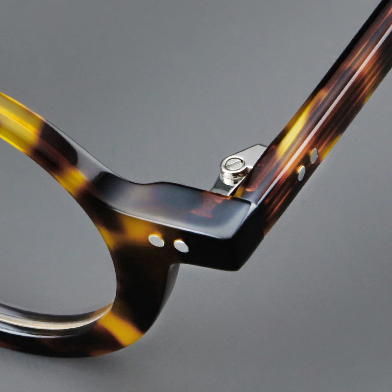 Японские дизайнерские ретро-очки в стиле хип-хоп для мужчин, маленькая полукруглая ацетатная оправа, градиентные линзы для чтения и компьютера с антибликовым покрытием