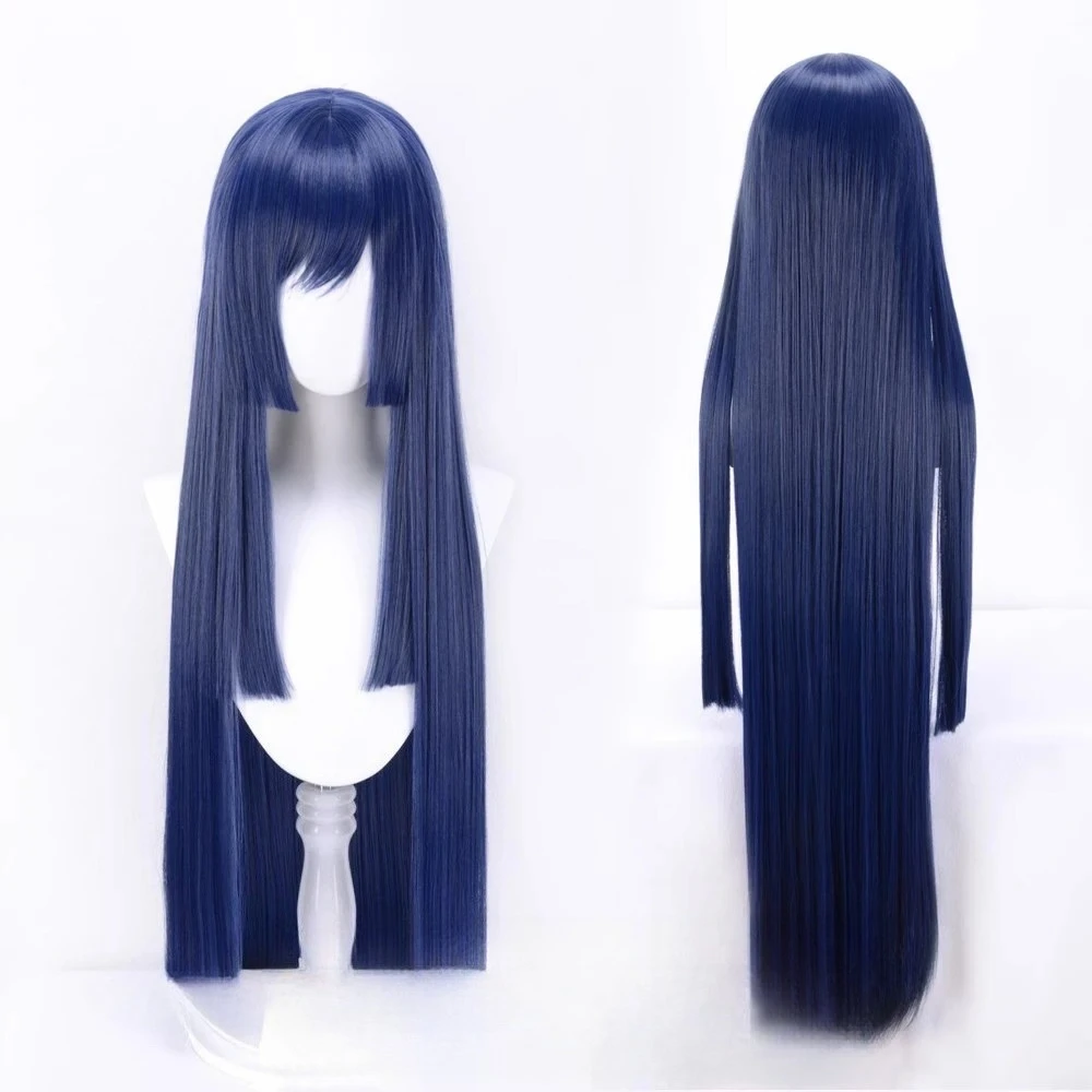 

Hypnosis Mic -Division Rap Battle Tohoten Otome wig 115cm Blue Straight Long Synthetic High Temperature Hair Cosplay Wigs