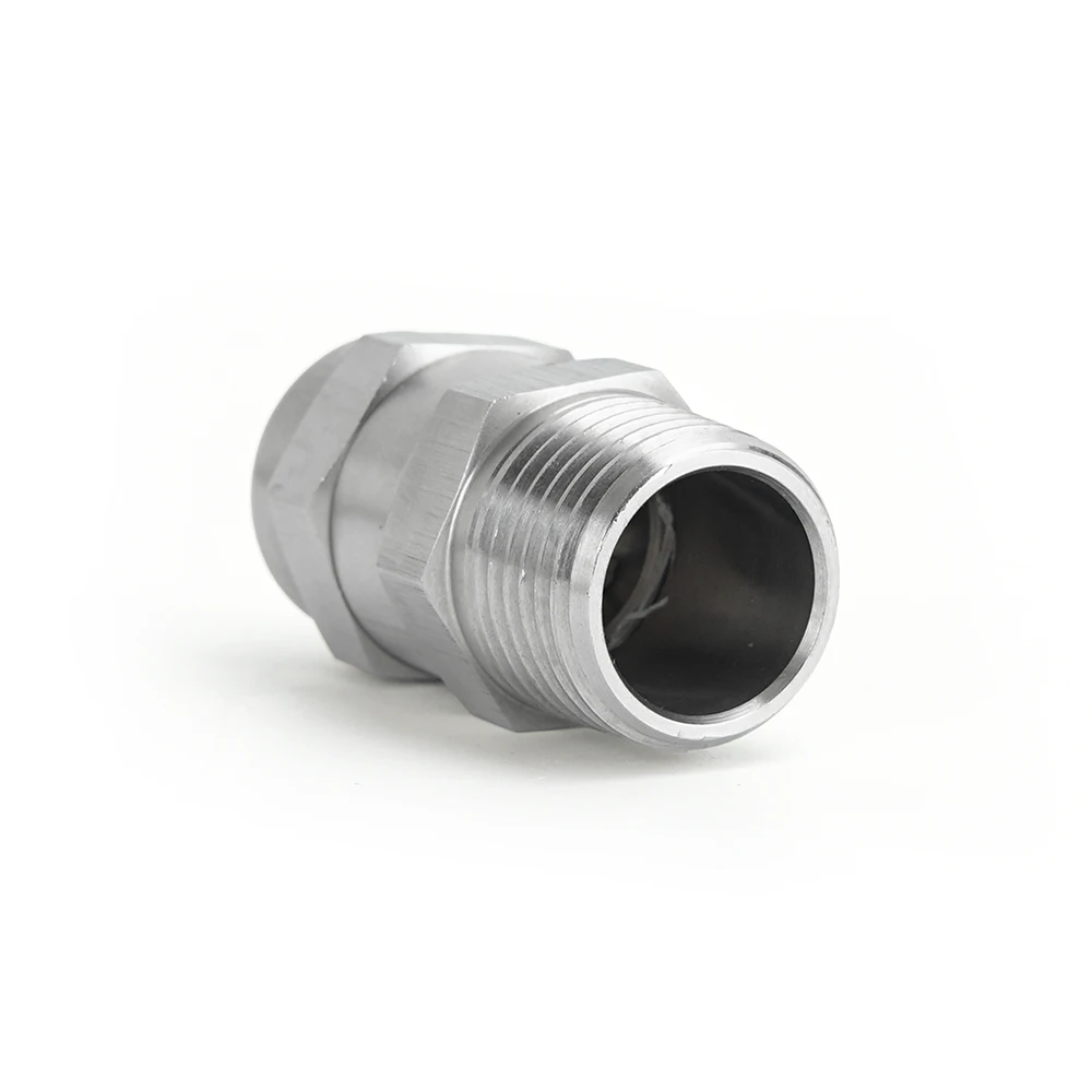 Stainless steel GG solid cone jet nozzle, high-strength impact force cleaning head, small-angle atomizing nozzle