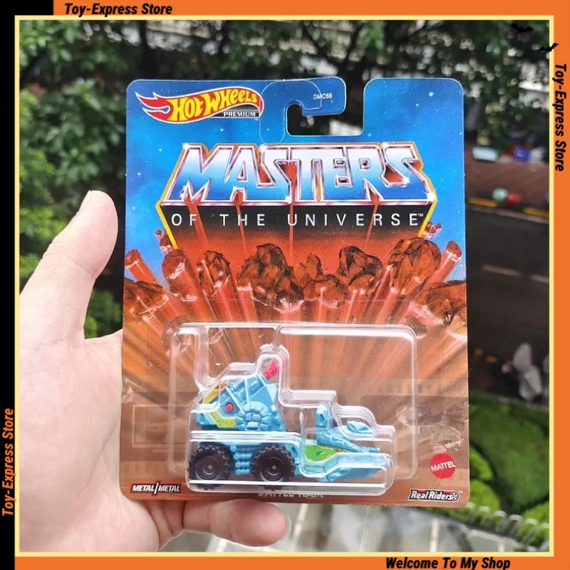 Hot Wheels Premium 1/64 juguetes de modelo de coche Hotwheels Battle Ram He-Man Masters Of The Universe juguetes coleccionables para niños