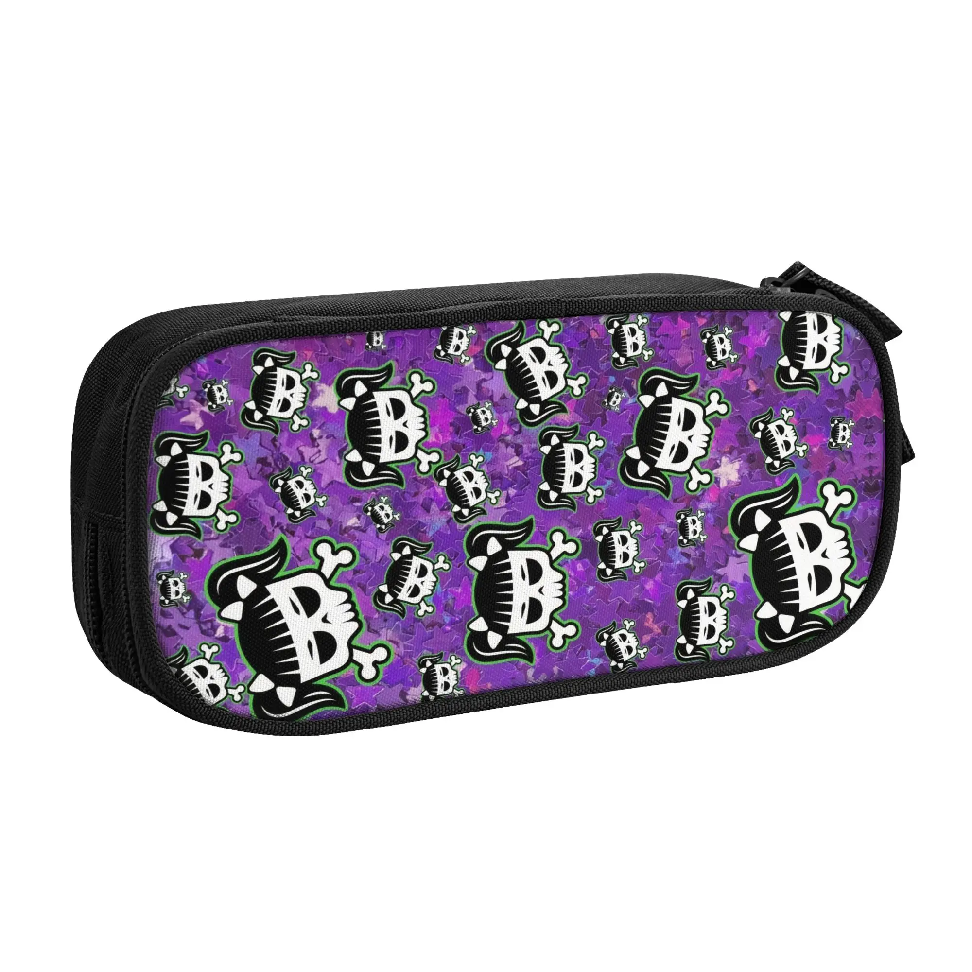 Cazzus Argentine rapper Cartoon  Korean Pencil Case Girls Boys Big Capacity  Pencil Box Students Stationery