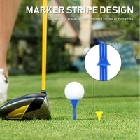 Golf Tees Plastic 83mm Big Cup Plus Scale Tee 50pcs Random Colors Accessories Sport TE007-P 4