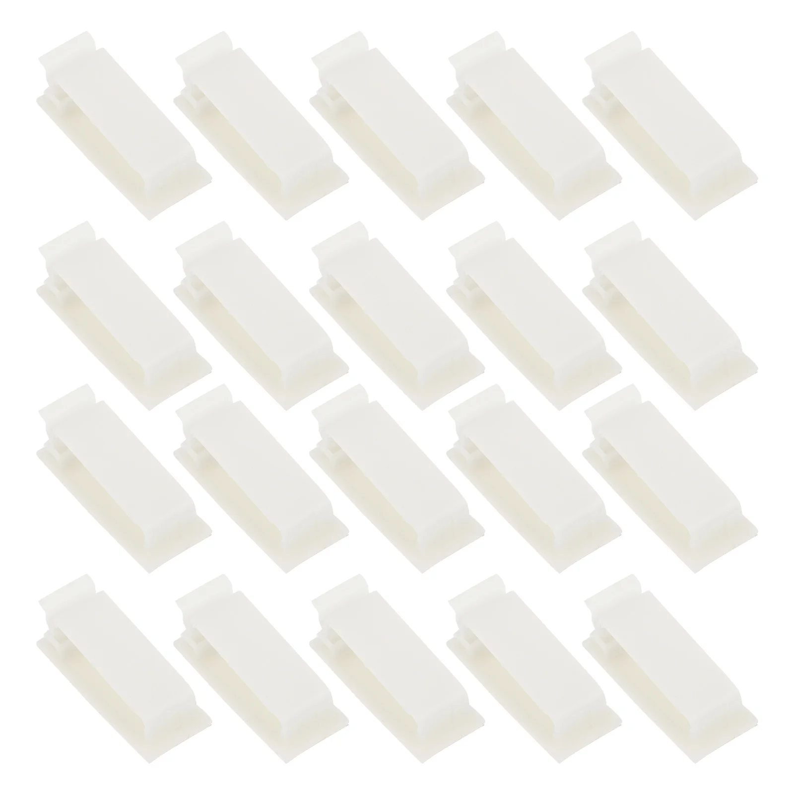 

20Pcs Cord Keeper Cable Organizer Clips Self-Adhesive Cable Holder for Headphone Data USB Wire Management Storage
