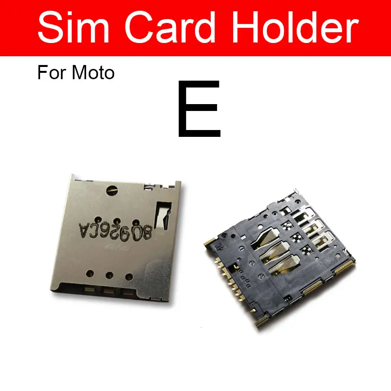 

Лоток для SIM-карты и лотка для карт памяти Moto Motorola E2, держатель для SIM-карты, разъем для адаптера, гибкий ленточный кабель, запасные части для ремонта