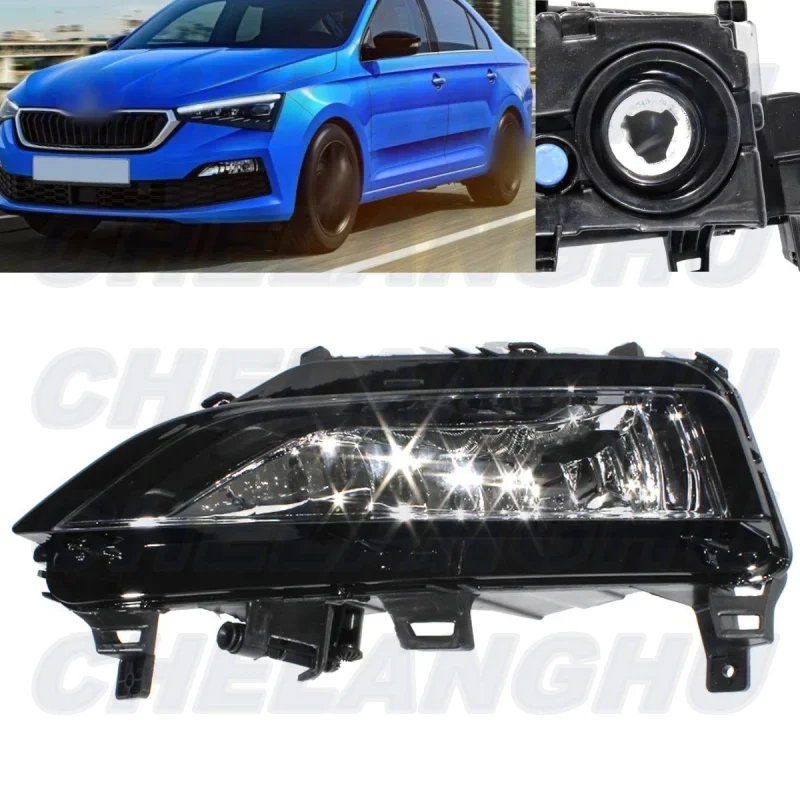 

For Skoda Rapid 2020 2021 2022 2023 Russian version Left Side Front Fog Light Lamp Without Bulbs Car accessories 5JA941701B