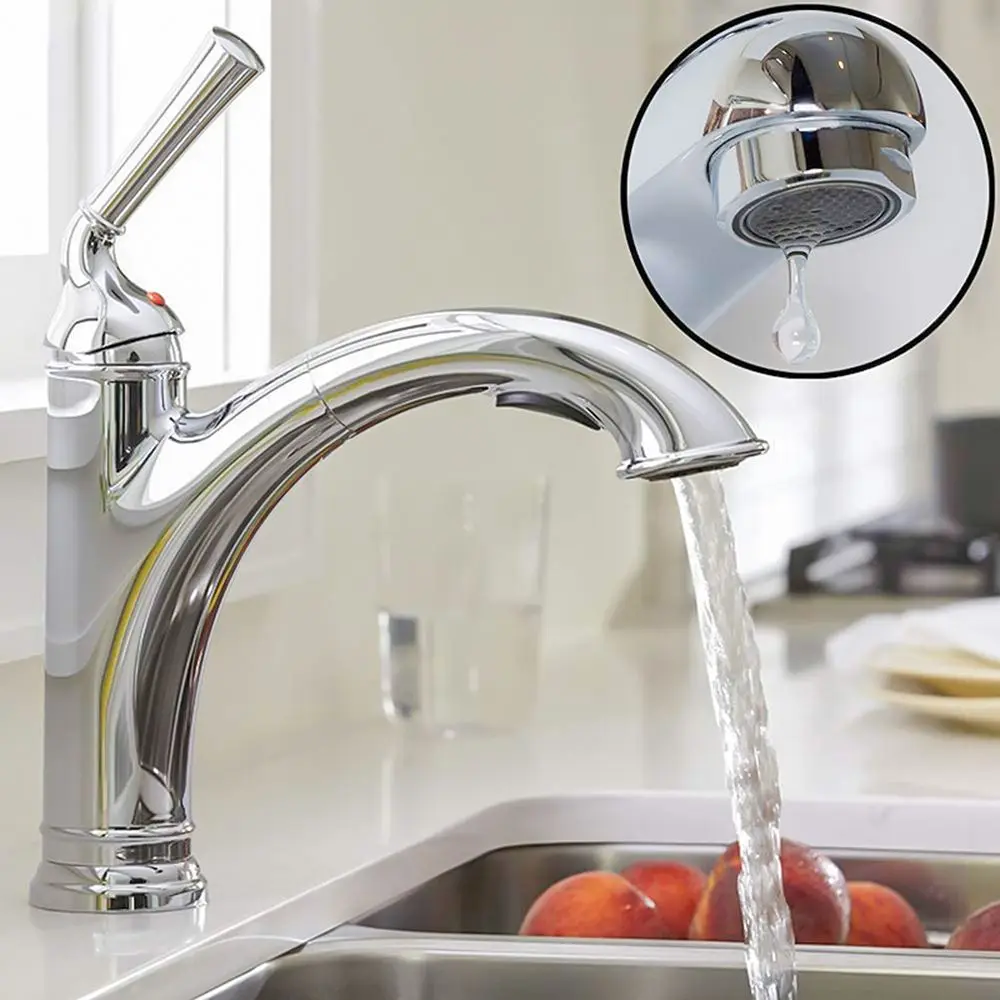 Inner Core Kitchen Basin Fitting Built-in Bubbler Filter Water Saving Tap Aerator Removal Wrench Faucet Bubble Faucet Spout