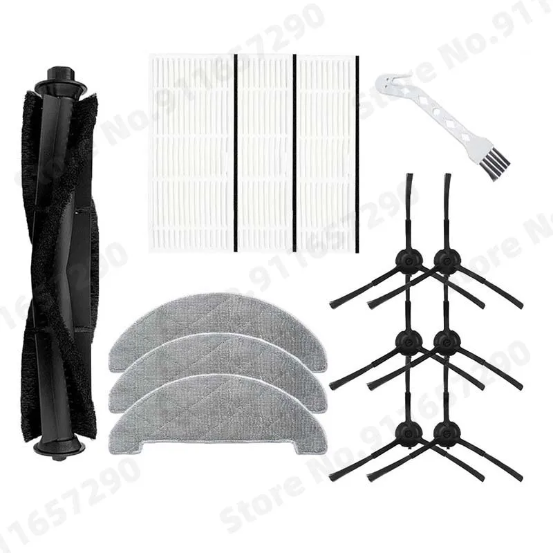 Cây Lau Nhà Vải Vải Vụn Bộ Lọc HEPA Lọc Bàn Chải Bên Hông Túi Bụi Cho VIOMI S9 Hút Vệ Sinh Bàn Chải Thay Thế Các Bộ Phận Phụ Kiện
