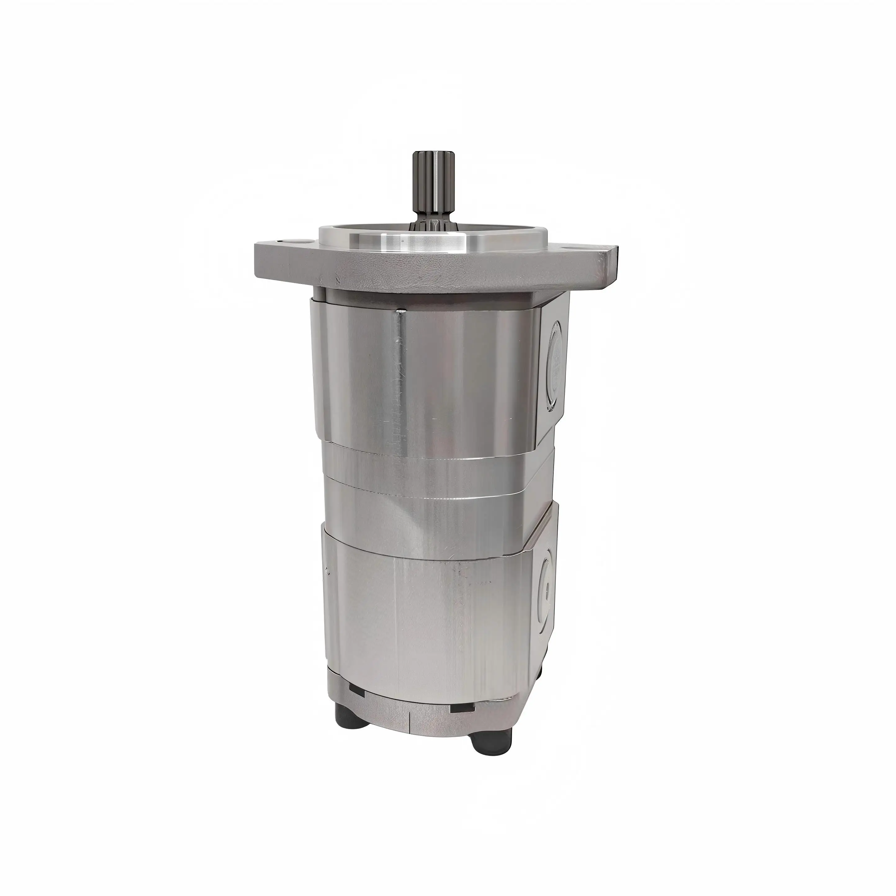 Aluminum Body High Pressure Double Tandem Gear Pump, Multi‑Stage Hydraulic Pump For Wood Splitter Log Splitter Equipment
