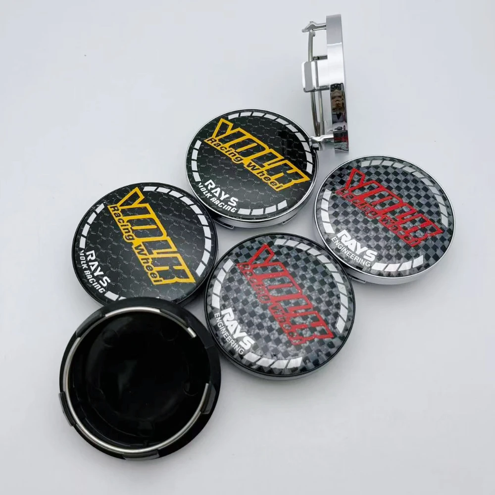 4x 58mm Volks Nabendeckel Radkappen Rays – Bild 3