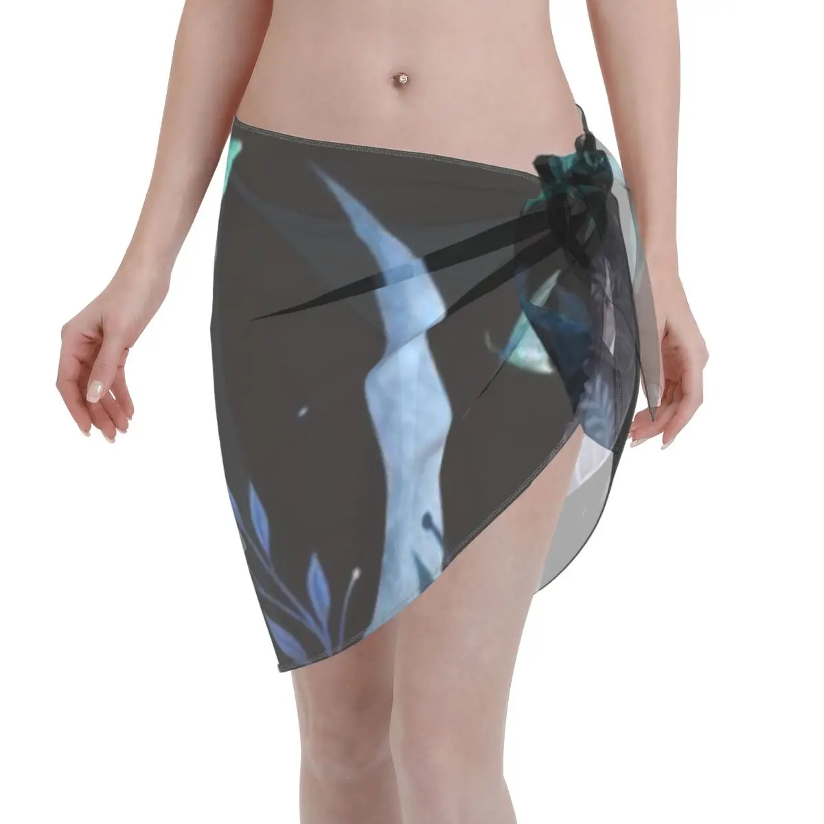 Promotion Moth Garden Women's Beach Wrap SkirtBeach Barbecue Plus Size Beach Wrap