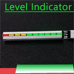 LED Music Battery Level Indicator Music Rhythm Spectrum Dynamic Atmosphere Light Voltage Indicator DIY Audio Power Amplifier