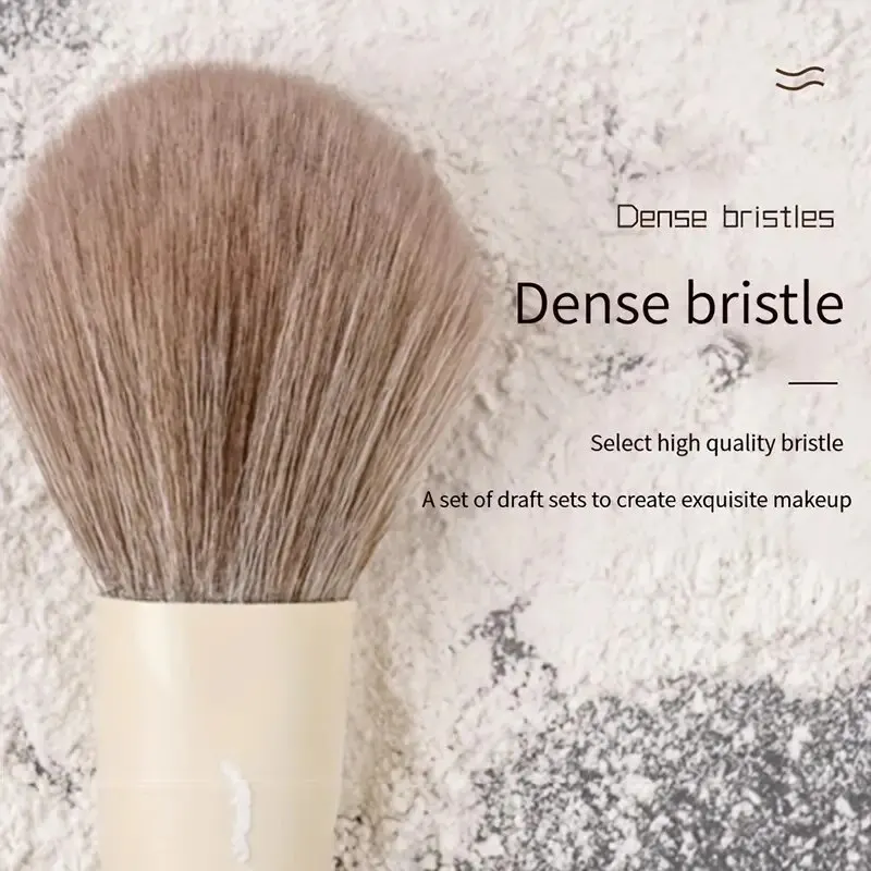 10 pçs pincel de maquiagem, fácil de configurar fundação blush sombra escova sobrancelha escova contorno lábio rosto maquiagem escova ferramentas de beleza