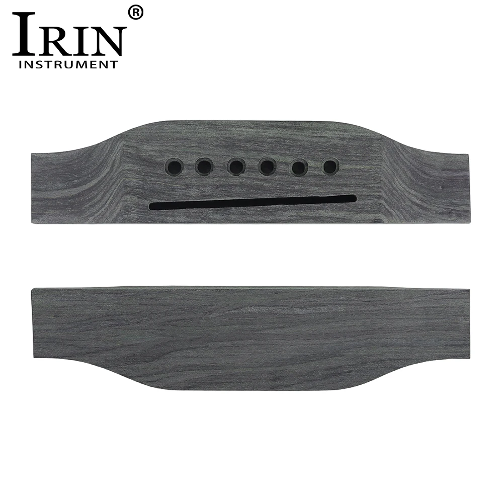 IRIN Acoustic Guitar Bridge 6 Holes Bridge Rosewood Guitar Bridge Lower String Pillows Bridge Guitar Parts & Accessories