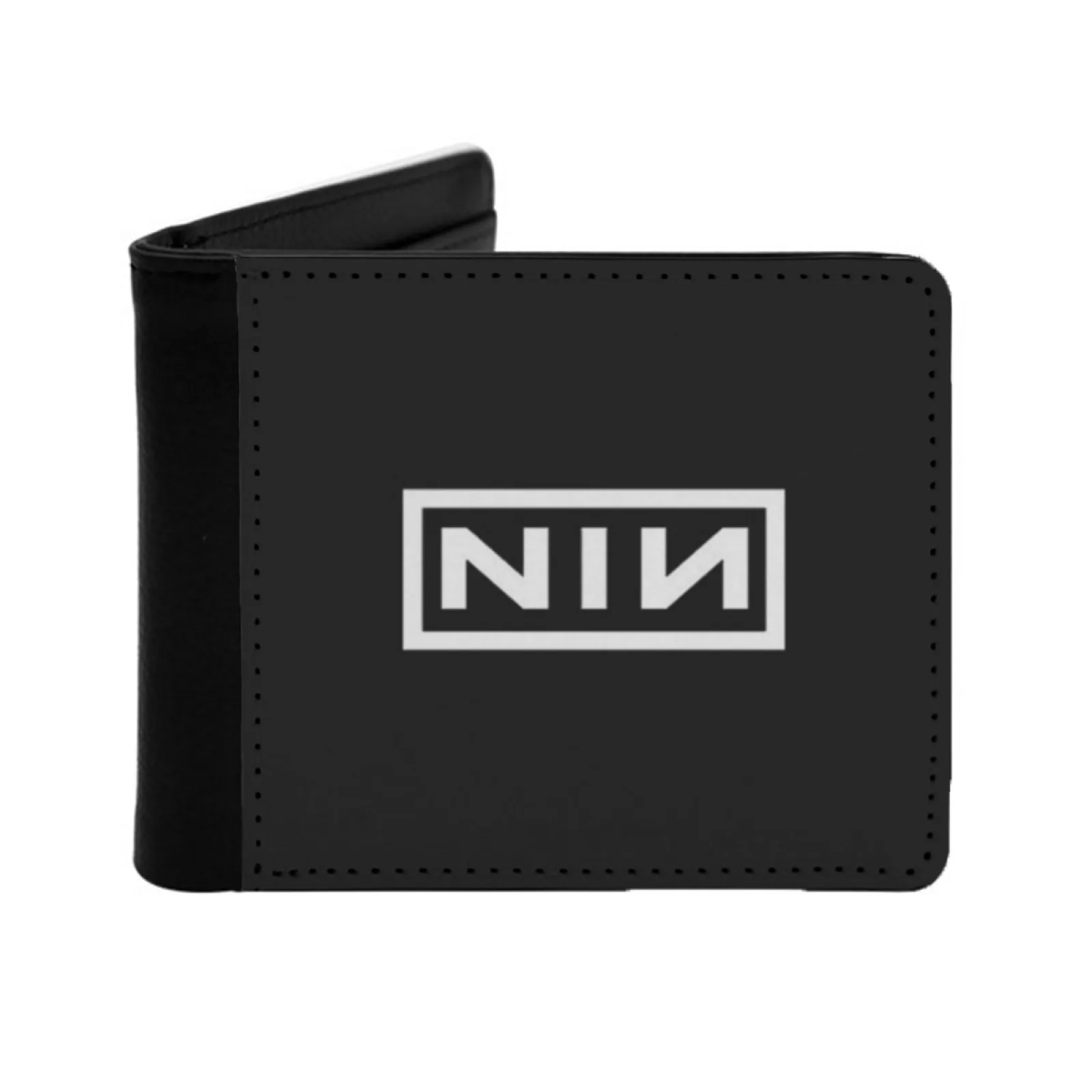 Best Now Trending Men Wallets Card Man Wallet Short Purse Bi-Fold Personalized Purses Nin Band Nin Band Logo Nin Band Music Nin