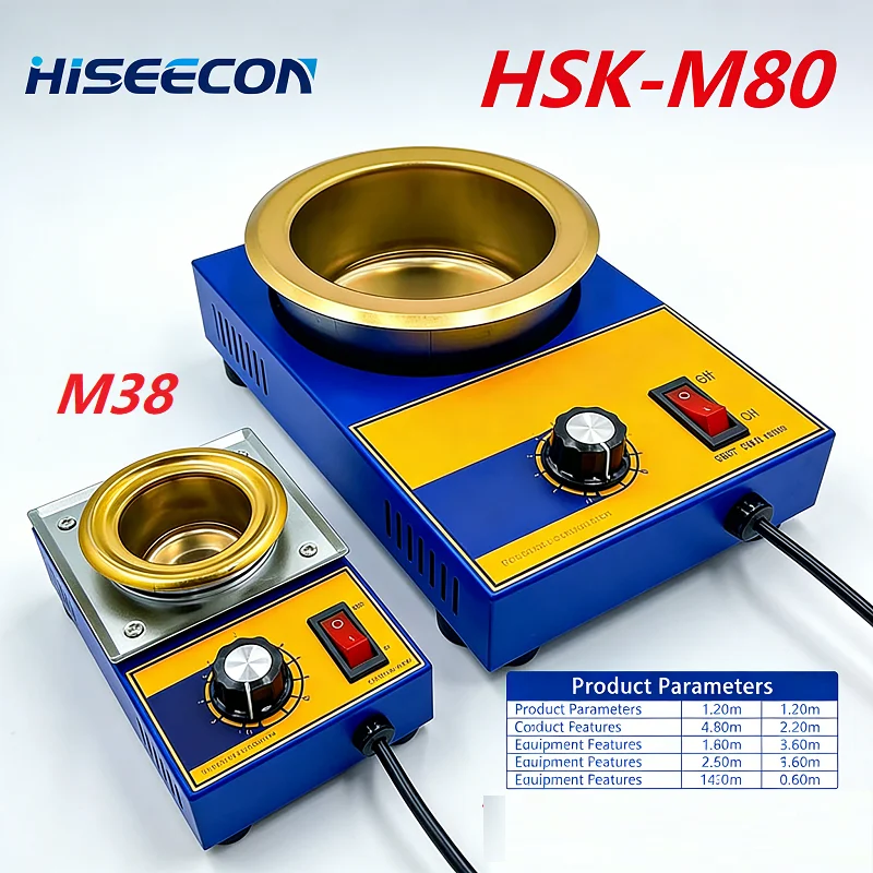 

Высококачественная паяльная печь HISEECON 130 Вт, 160 Вт, 250 Вт с регулируемой температурой, для плавки олова, 50/60 Гц, диаметр 80 мм