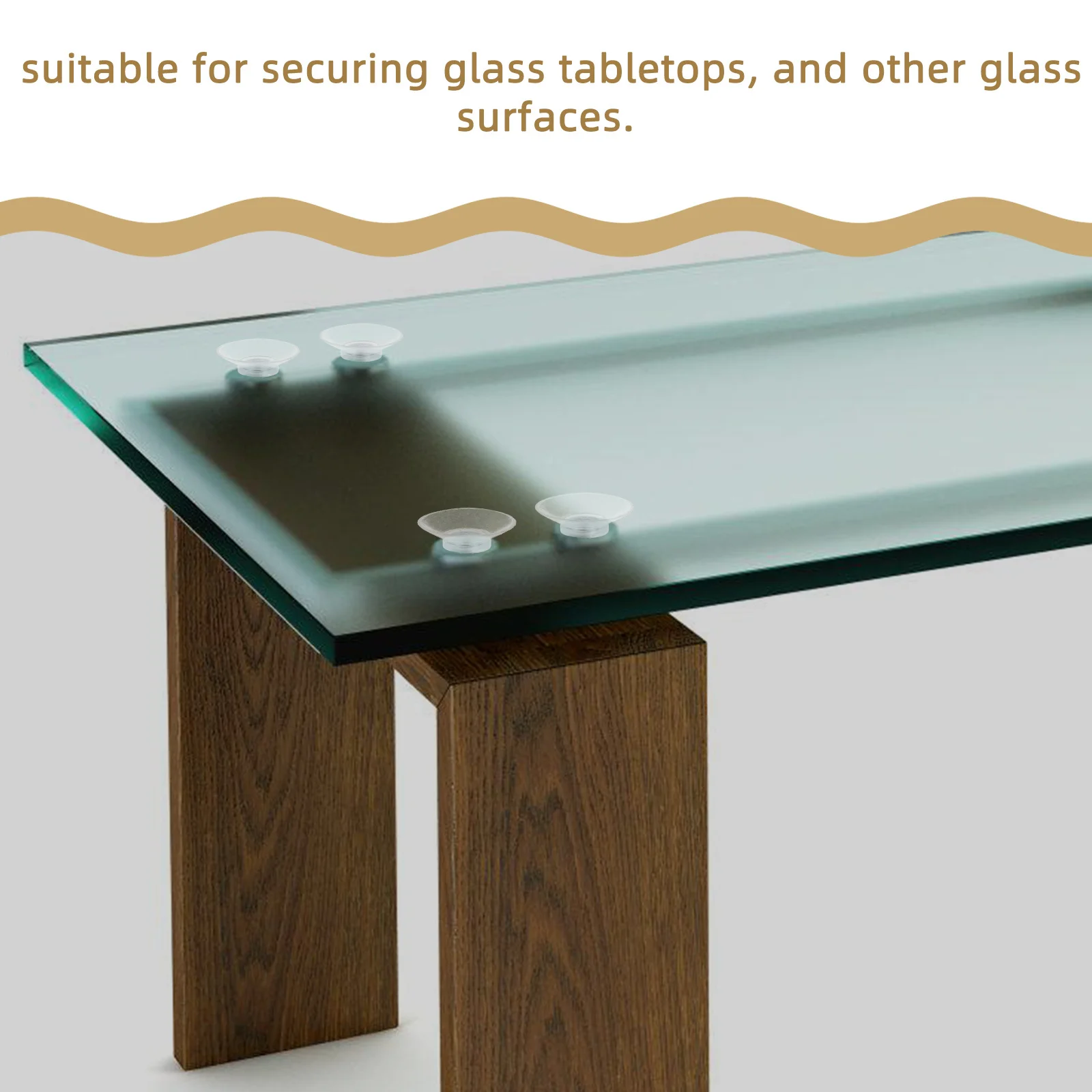 10 stuks heldere zuignappen meubelaccessoires voor glazen tafelblad sterke grip schroefbevestiging glazen zuignappen vervanging