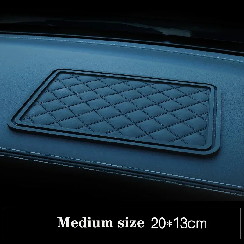 Anti-slip Mat for Phone In Car Dashboard Rhinesto Non-slip Mat Slip-resistant Gadget Sticky Mat Panel Auto Mat Fixate Auto Stuff