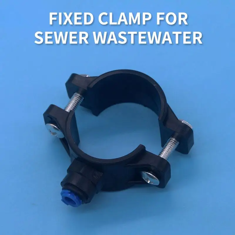1/2/3Pcs Adjustable 38-58MM Water Drain Waste Water Pipe Clamps 1/4" Od Hose
