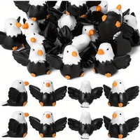 20 Pcs Mini Resin Bald Eagle, Wildlife American  Eagle Toy Figure, Patriotic  Eagle Bird Figurines,  Eagle Garden