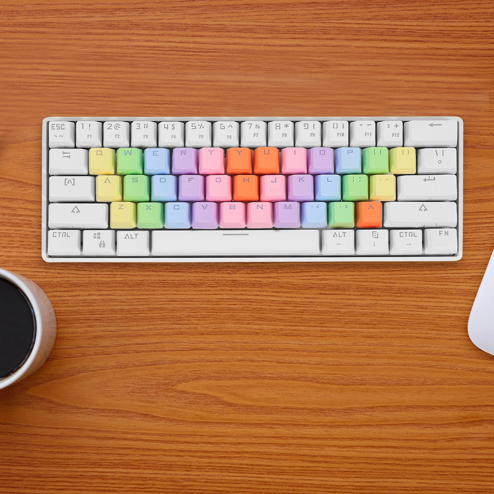 

Wear Resistant Pbt Keycaps Stylish Design Replace Keycaps Kits For Mechanical Keyboard Colorful Keyboard Caps