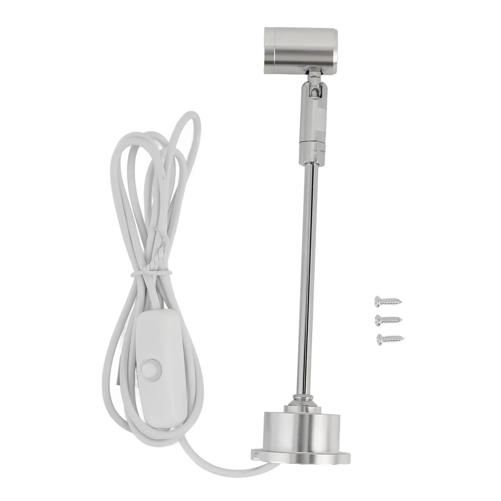 

LED Jewelry Showcase Spotlights Led Mini Spotlight Cabinet Lamp 1.6in Base Diameter Aluminum Alloy 6.7in Height 1W for Artwork