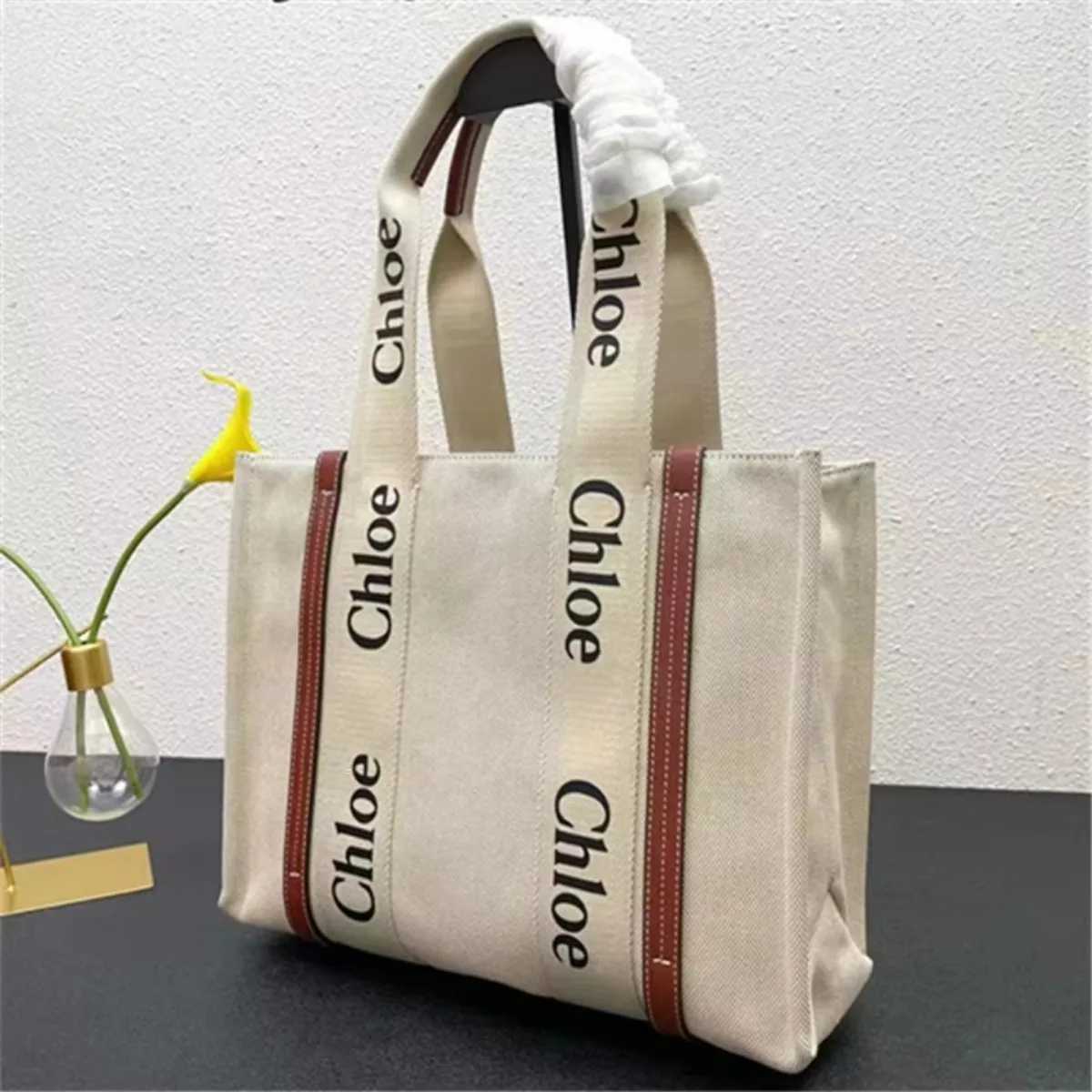 Women Handbag Trendy Designer Handbag Large Capacity Shopping Bag Ladies Crossbody Bags Classic Letters Canvas Bag Holiday Gifts