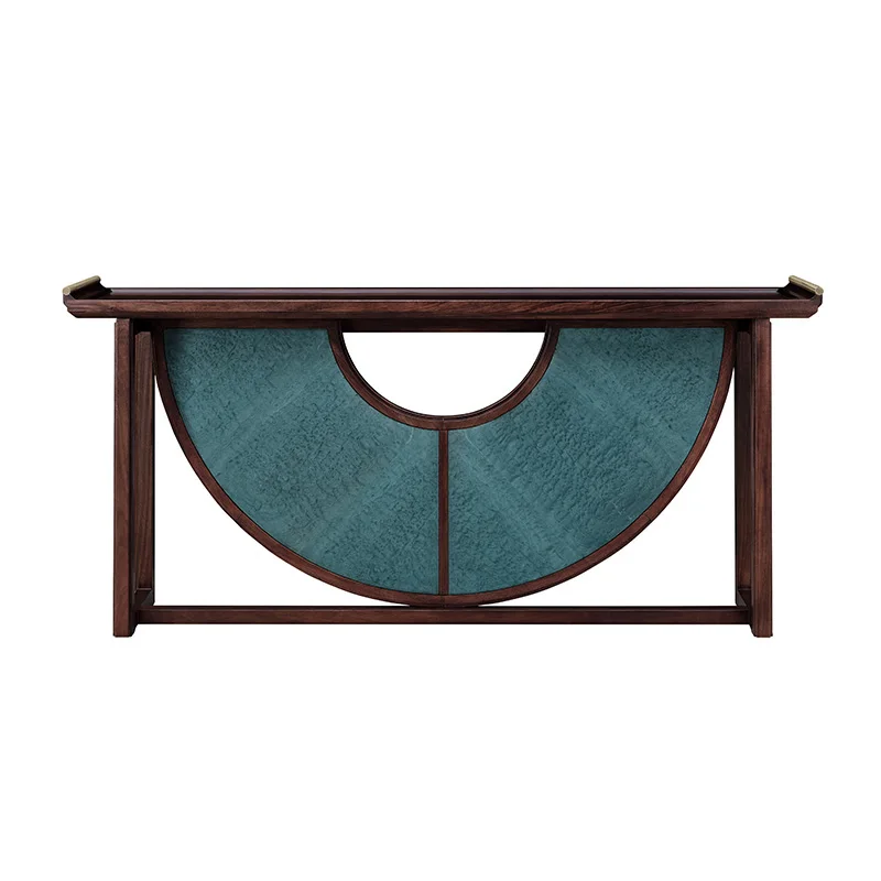 

Modern new Chinese ebony all solid wood light luxury locker storage entrance foyer cabinet