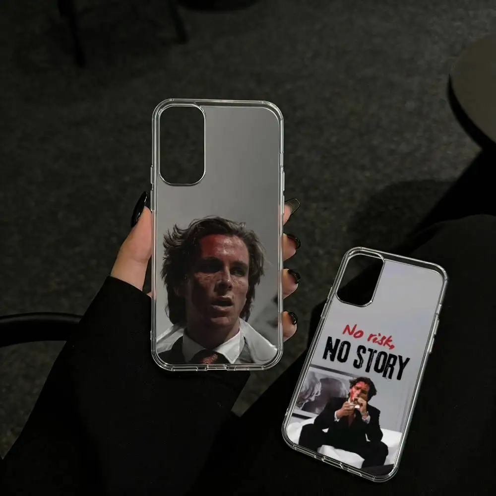 C-Christian B-Bale actor phone Case For Samsung S25,24,21,22,23,30,Ultra,20,Plus,Fe,Lite,Note Transparent Cover