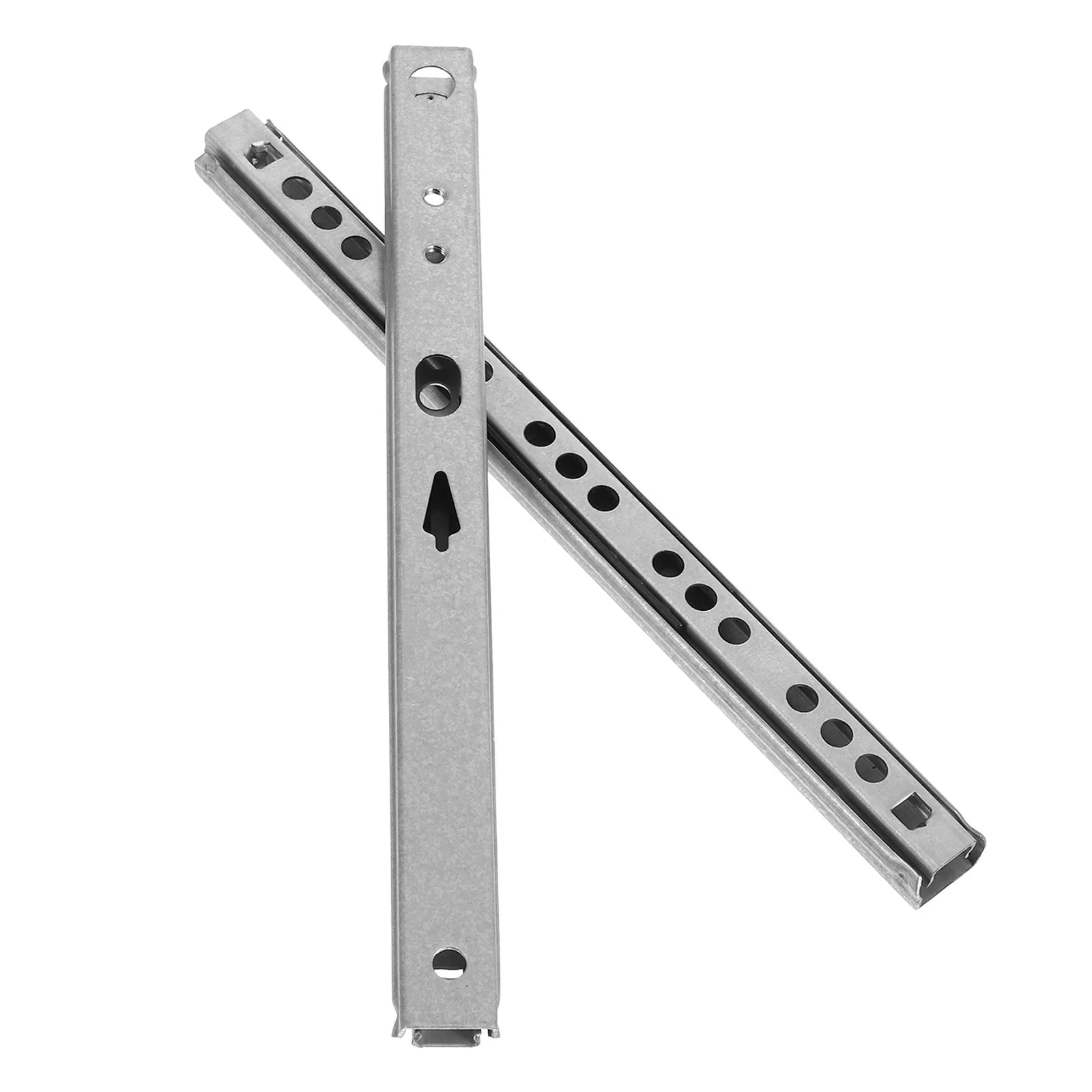 

2Pcs Drawer Slides Ball Bearing Narrow Double Direction Smooth Quiet Cabinet Undermount Kitchen Trash Can Slider Rails